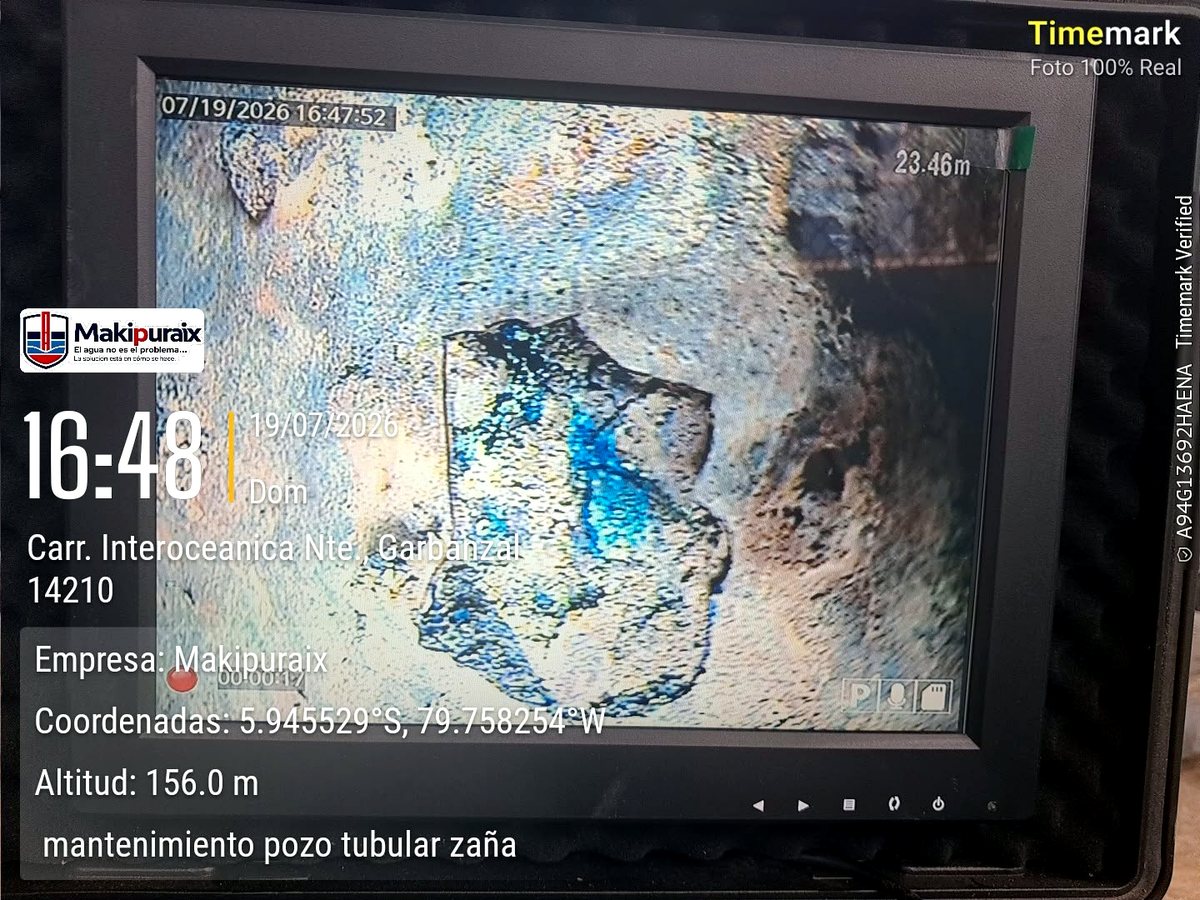 Inspeccion con camara sumergible