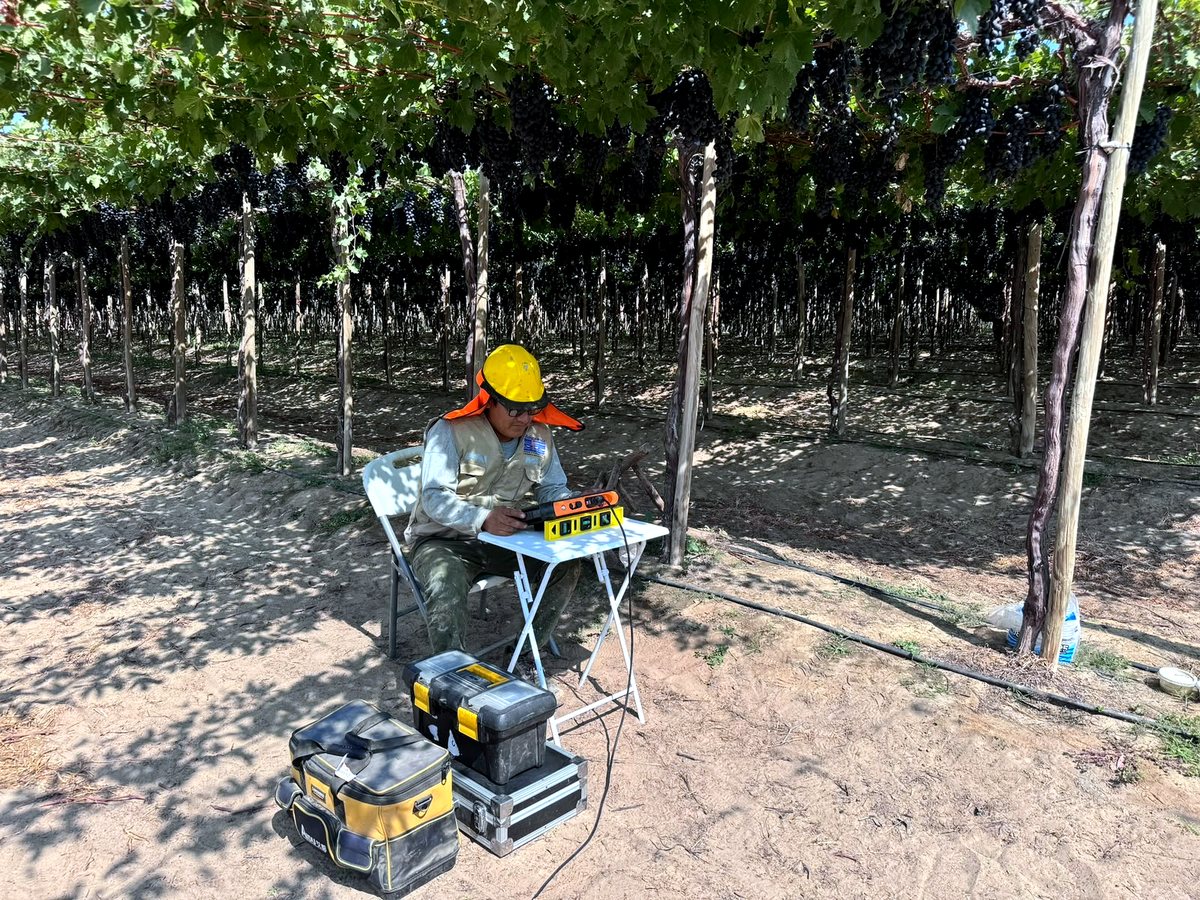 Prospeccion geofisica en campo agricola
